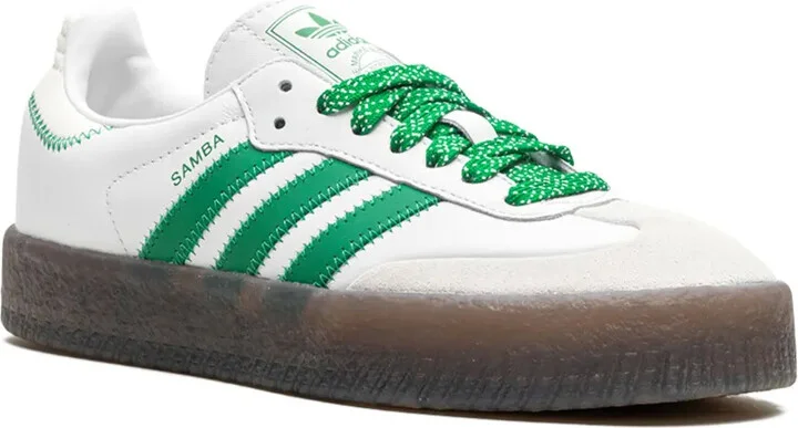 Sambae "Cloud White/Green" sneakers - Image 2