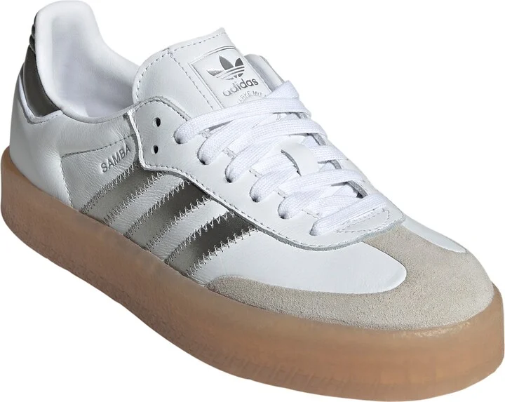 White/ Silver Metallic/ Gum