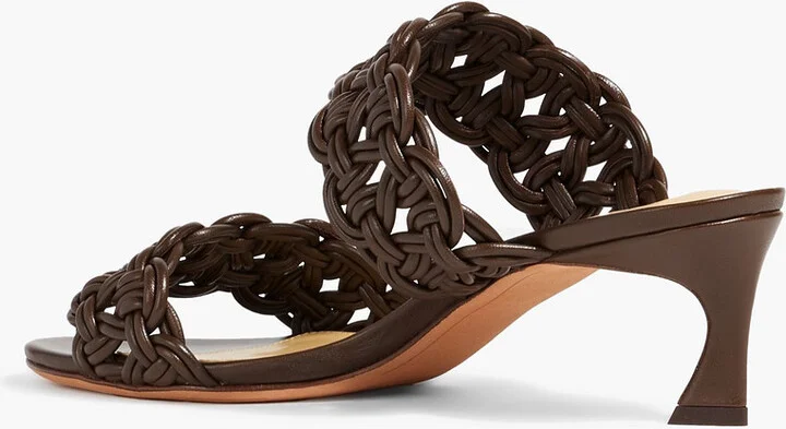 Sammy 50 braided leather mules - Image 3