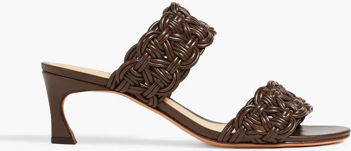 Sammy 50 braided leather mules