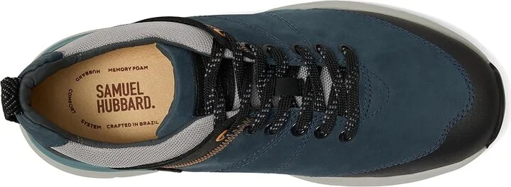 Samuel Hubbard Camino Walker Men's Walking Shoes Navy Nubuck : 11.5 EE - Wide, Leather - Image 2