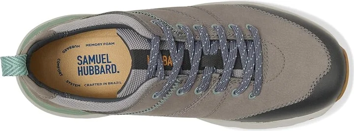 Samuel Hubbard Camino Walker Women's Walking Shoes Gray Nubuck : 8 C - Wide, Leather - Image 2
