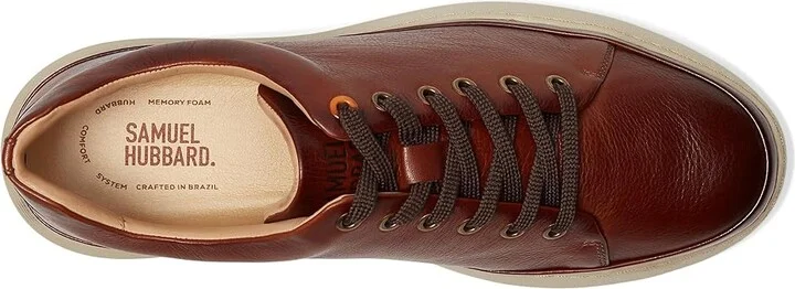 Samuel Hubbard Featherlight Fast Lace-up Men's Shoes Cognac Leather : 8.5 D - Medium - Image 2