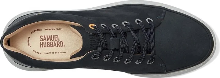 Samuel Hubbard Featherlight Fast Lace-up Men's Shoes Navy Nubuck : 14 D - Medium, Leather - Image 2