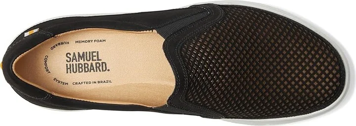 Samuel Hubbard Featherlight Laguna Slip-On Women's Snow Shoes Black Nubuck : 7 C - Wide, Leather - Image 2