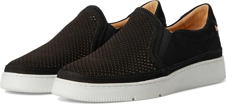 Samuel Hubbard Featherlight Laguna Slip-On Women's Snow Shoes Black Nubuck : 7 C - Wide, Leather