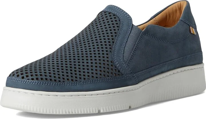 Samuel Hubbard Featherlight Laguna Slip-On Women's Snow Shoes Steel Blue Nubuck : 9.5 B - Medium, Leather - Image 5