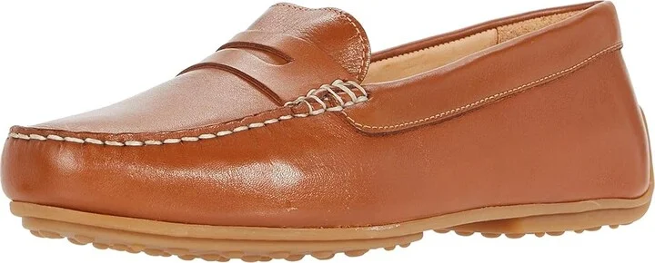 Samuel Hubbard Free Spirit For Her Women's Shoes Luggage Tan Full Grain/White Topstitch/Gum Sole : 5.5 B - Medium, Leather - Image 2