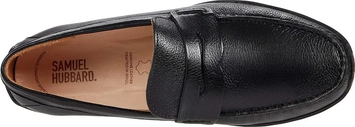 Samuel Hubbard Free Spirit for Him Men's Shoes Black Tumbled Leather : 8 D - Medium - Image 2