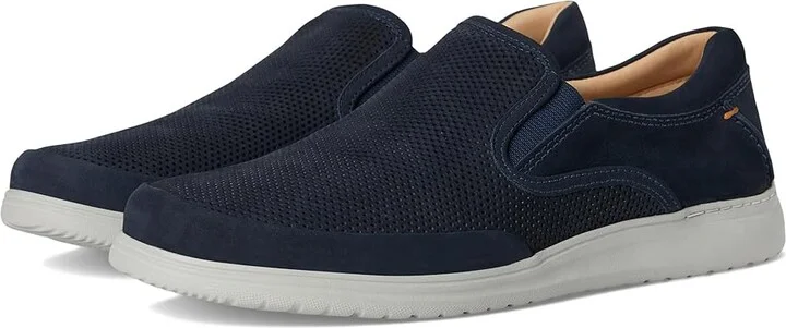 Samuel Hubbard Olema Slip-On Men's Lace-up Boots Navy Nubuck : 14 D - Medium, Leather