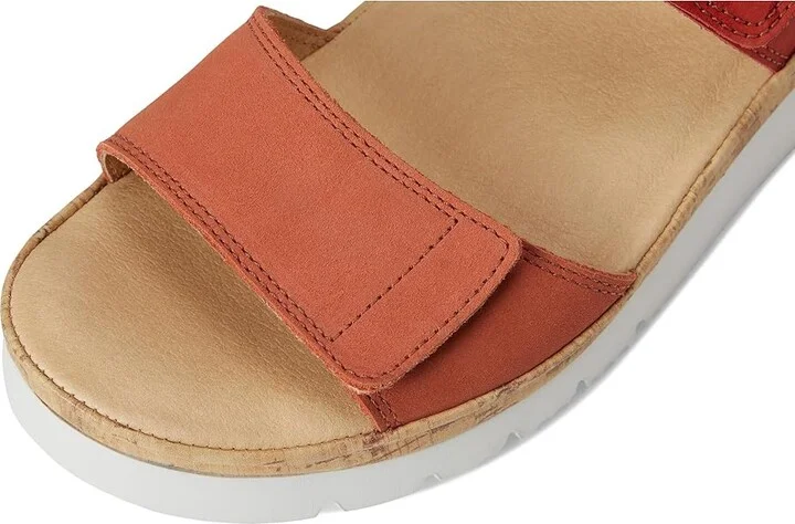 Samuel Hubbard Portola Two-Strap Women's Sandals Coral Nubuck : 5.5 B - Medium, Leather - Image 7