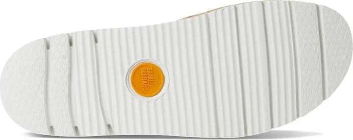 Samuel Hubbard Portola Two-Strap Women's Sandals White Leather : 9.5 C - Wide - Image 3