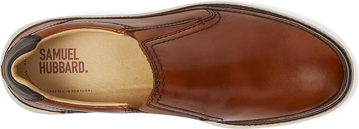 Samuel Hubbard Rafael Slip-On Men's Shoes Tan Leather : 7 D - Medium - Image 2