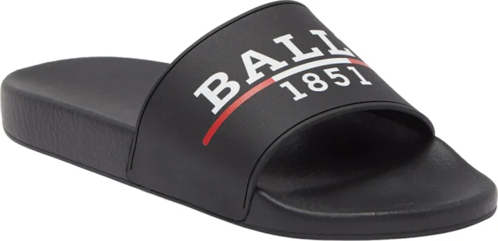 Samuel Men's 6238702 Black Rubber Pool Slide Sandals