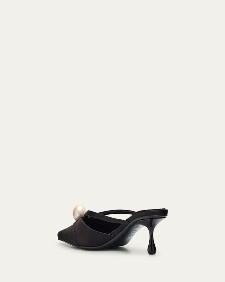 Sana 50 Satin Mules - Image 2