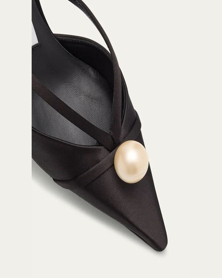 Sana 50 Satin Mules - Image 3