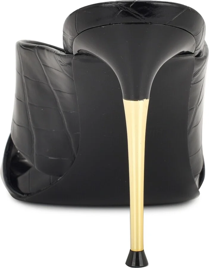 Sancie Croc Embossed Stiletto Sandal - Image 5