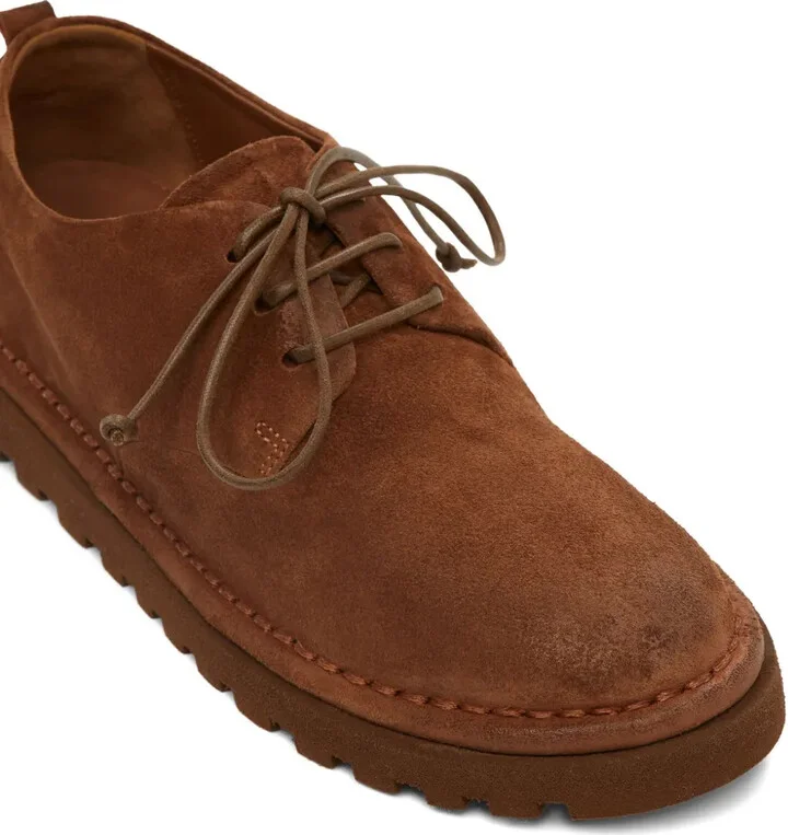 Sancrispa Alta Pomice lace-up suede derby shoes - Image 4