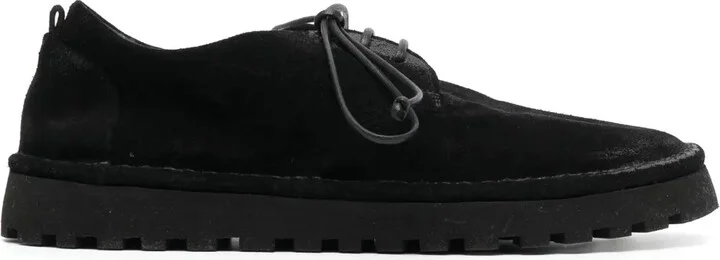 Sancrispa Alta suede lace-up shoes