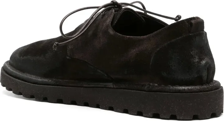 Sancrispa coated-leather derby shoes - Image 3