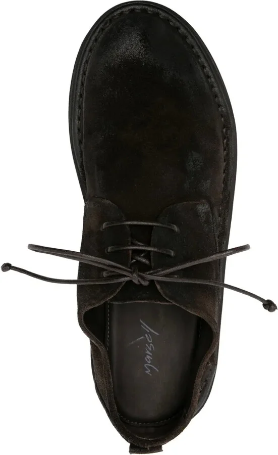 Sancrispa coated-leather derby shoes - Image 4