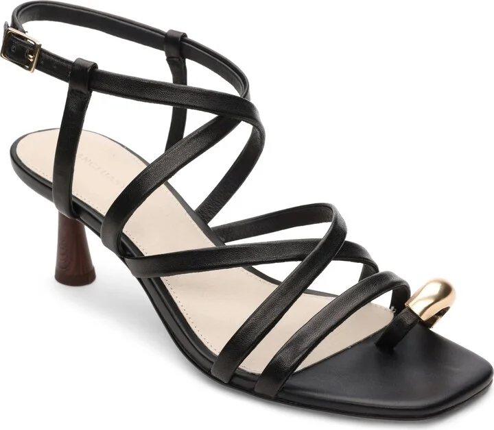 Sanctuary Beyond Women's Strappy Toe Thong Sandal with Leather Lining