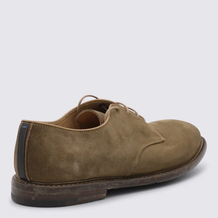 Sand Cobi Leather Lace Up Shoes - Image 2
