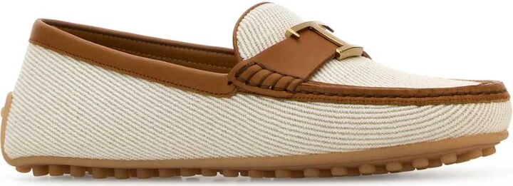 Sand Fabric City Loafers - Image 2