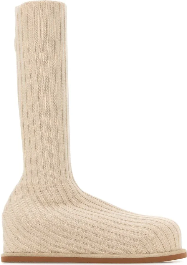 Sand Fabric Veneda Boots