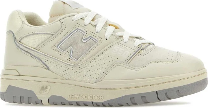 Sand Leather And Suede 550 Sneakers - Image 2