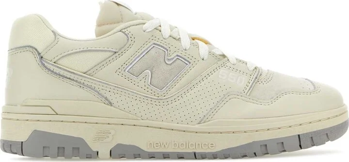 Sand Leather And Suede 550 Sneakers