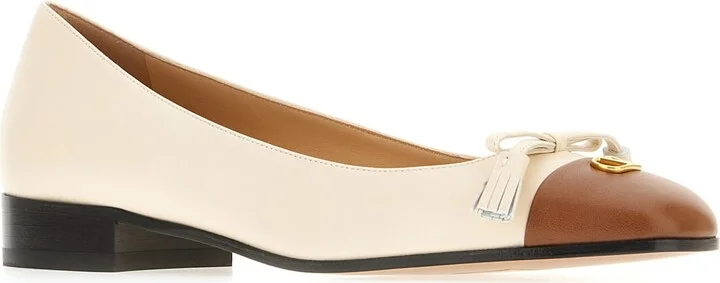 Sand Leather Ballerinas - Image 2