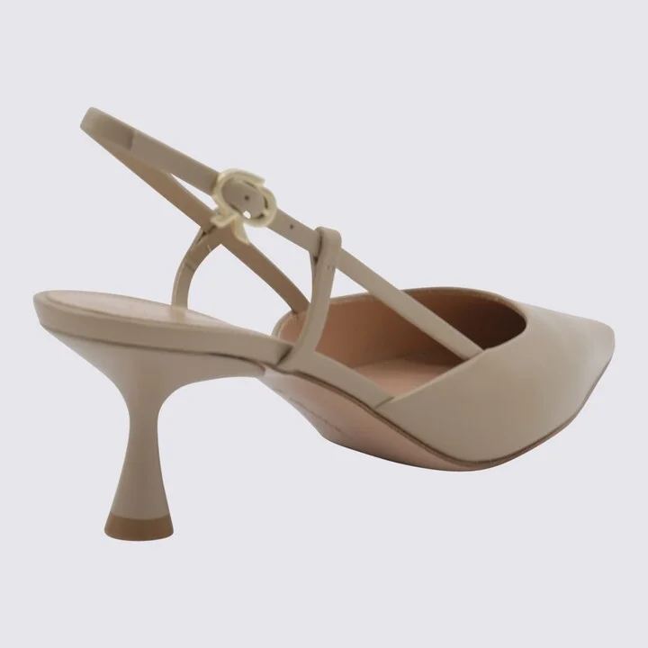 Sand Leather Pumps - Image 2