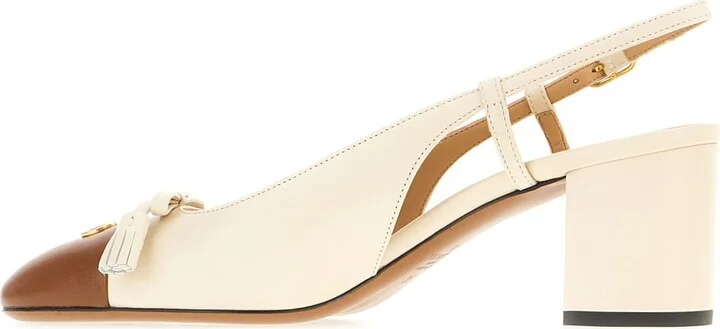 Sand Leather Pumps - Image 3