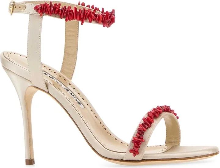 Sand Satin Cienzan Sandals - Image 2