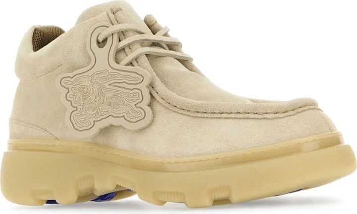Sand Suede Creeper Lace-up Shoes - Image 2