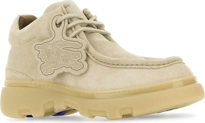 Sand Suede Creeper Lace-up Shoes - Image 2