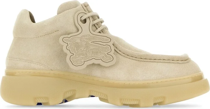 Sand Suede Creeper Lace-up Shoes