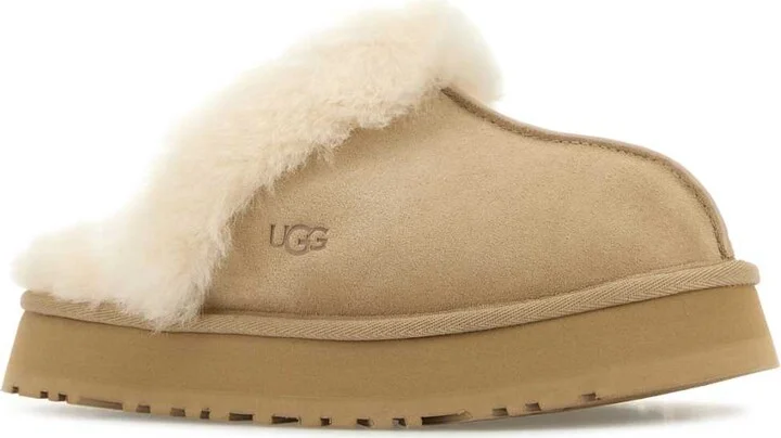Sand Suede Disquette Slippers - Image 2