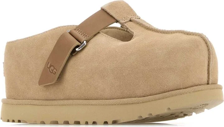 Sand Suede Goldenstar Slippers - Image 2