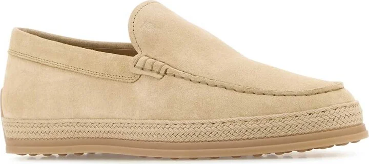 Sand Suede Loafers
