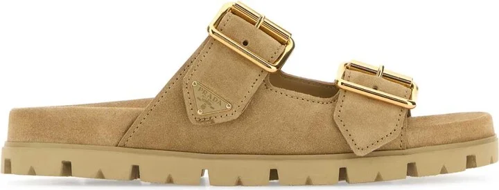 Sand Suede Slippers