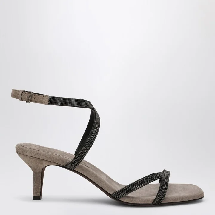 Sandal City Grey with Precious Straps