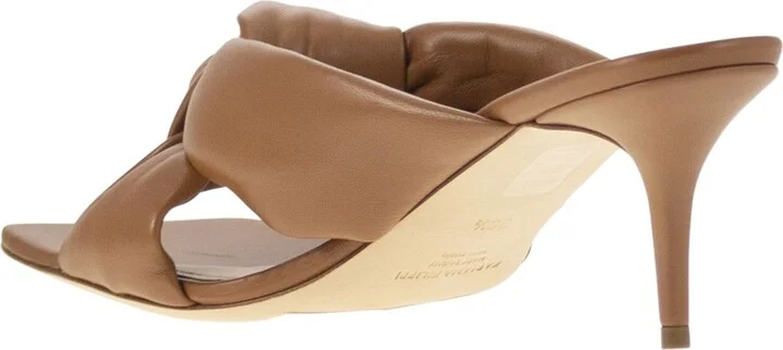 Sandal Mules On Heel And Knot - Image 3