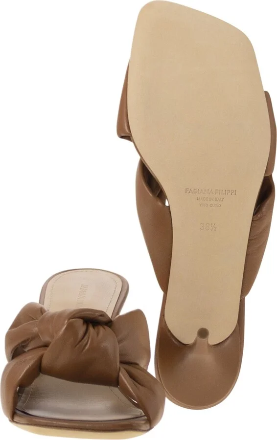 Sandal Mules On Heel And Knot - Image 5