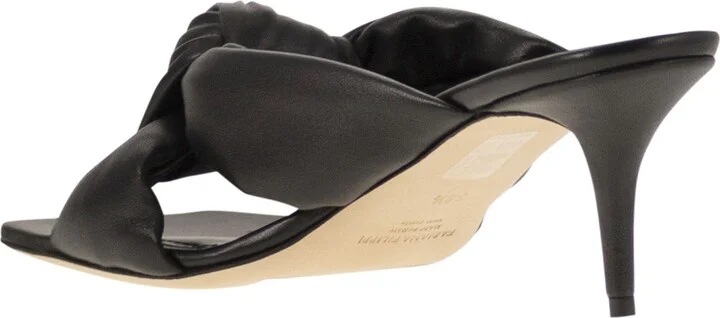 Sandal Mules On Heel And Knot - Image 3