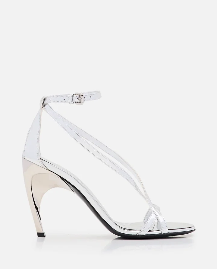 Sandal W/metal Heel