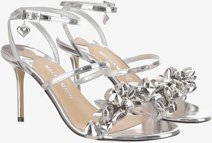 Sandal With Heel And Metallic Decoration - Image 2