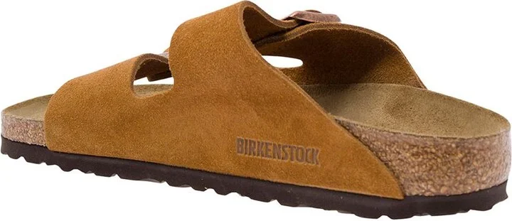 Sandali Slip-On 'Arizona' Con Logo Inciso In Suede E Sugero Marrone Donna - Image 3