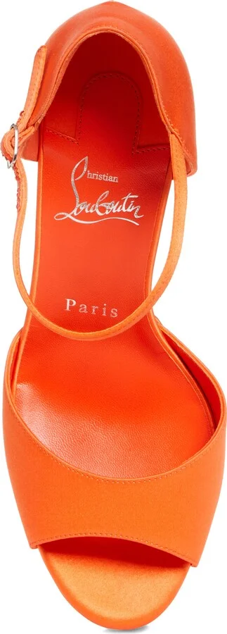 Sandaloo Silk Satin Platform Sandal - Image 5